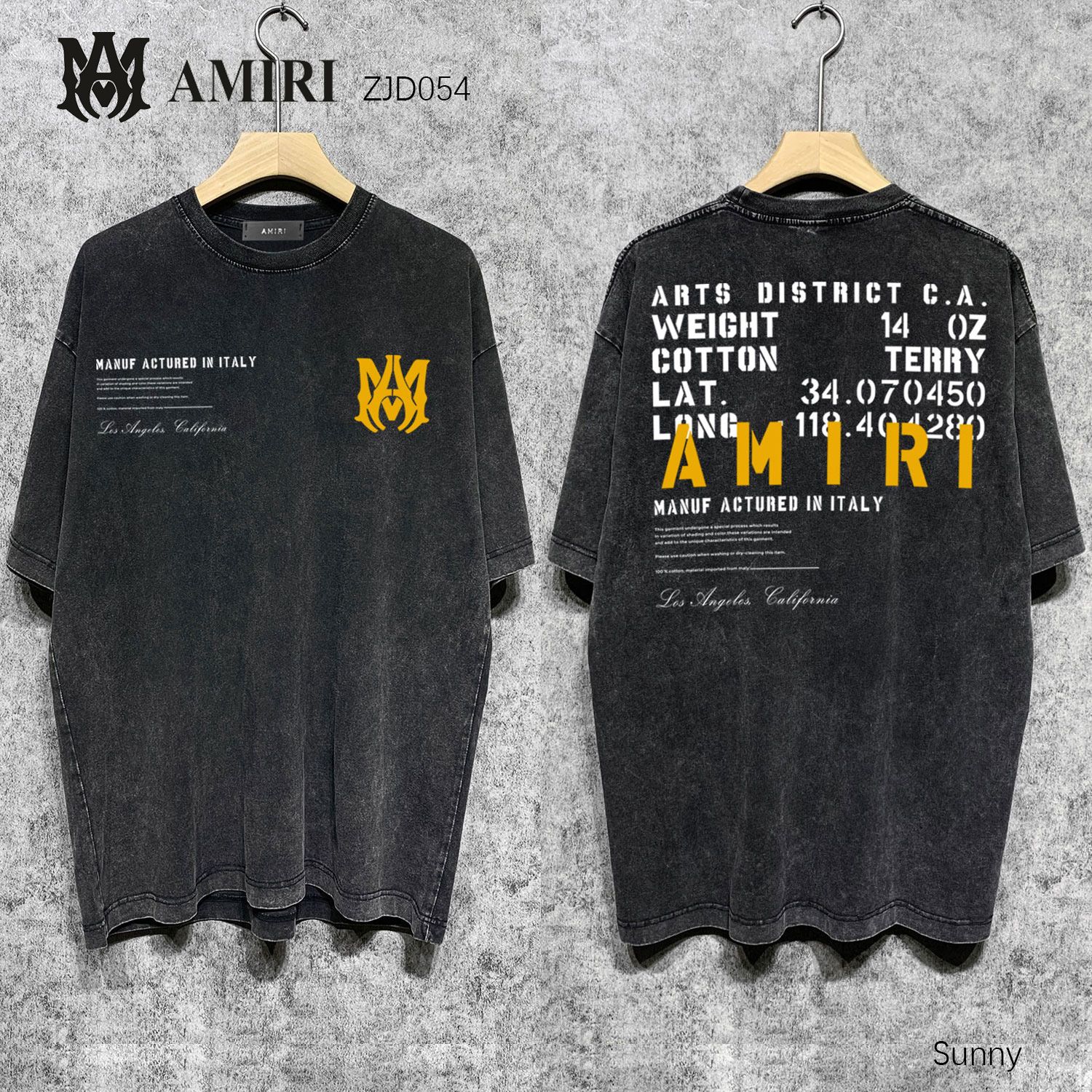 Amiri款式短袖上衣(SY)