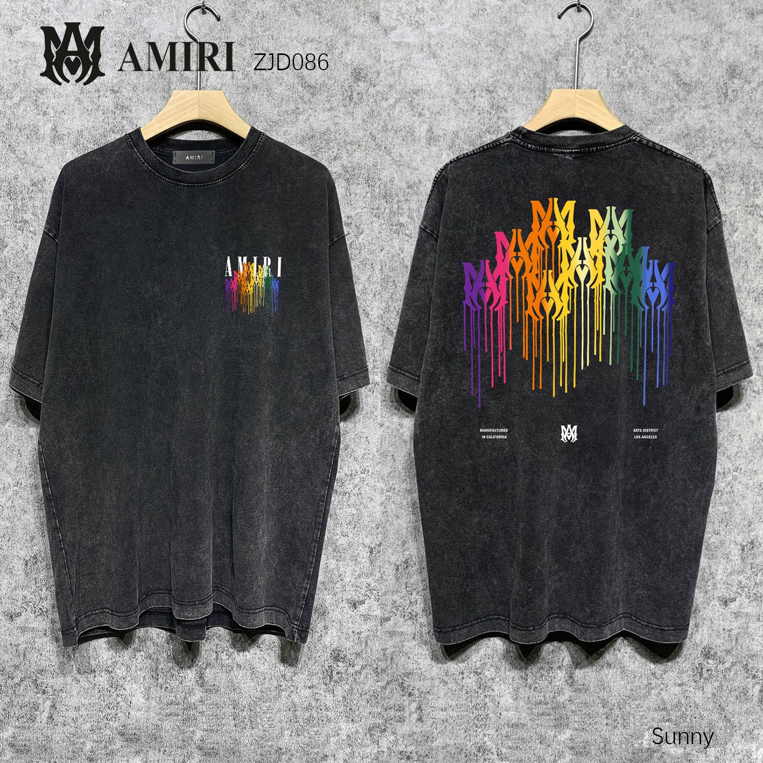 Amiri款式短袖上衣(SY)