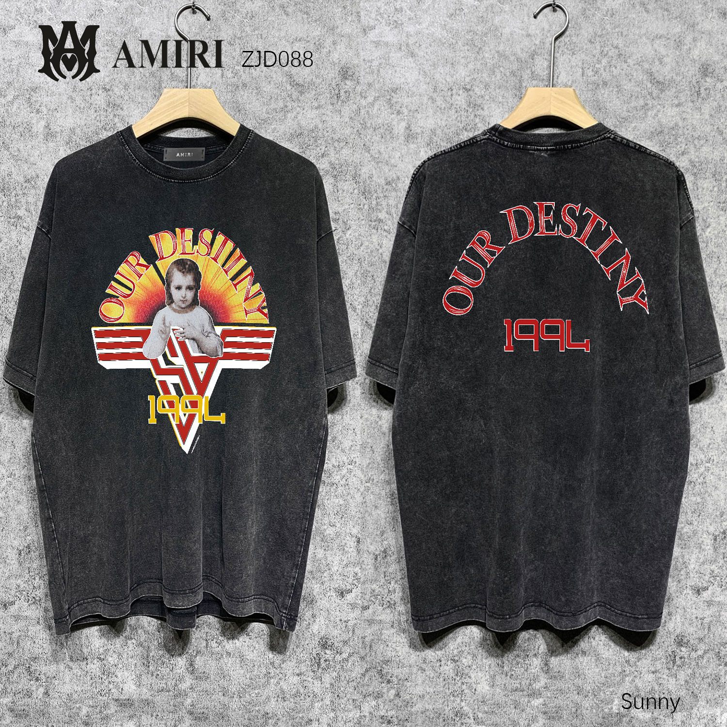 Amiri款式短袖上衣(SY)