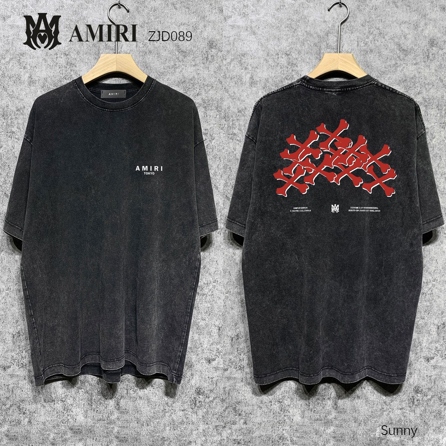 Amiri款式短袖上衣(SY)