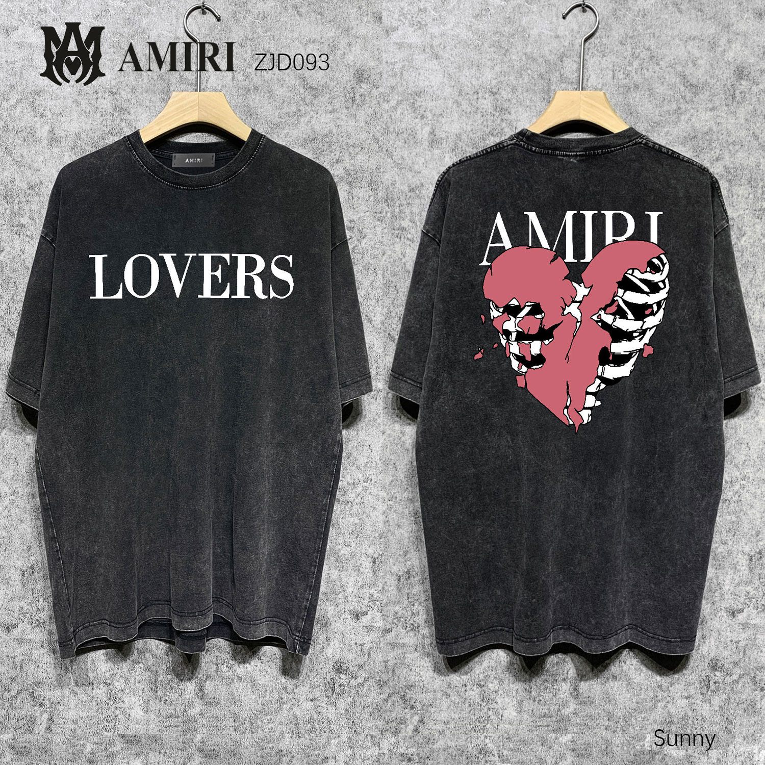 Amiri款式短袖上衣(SY)