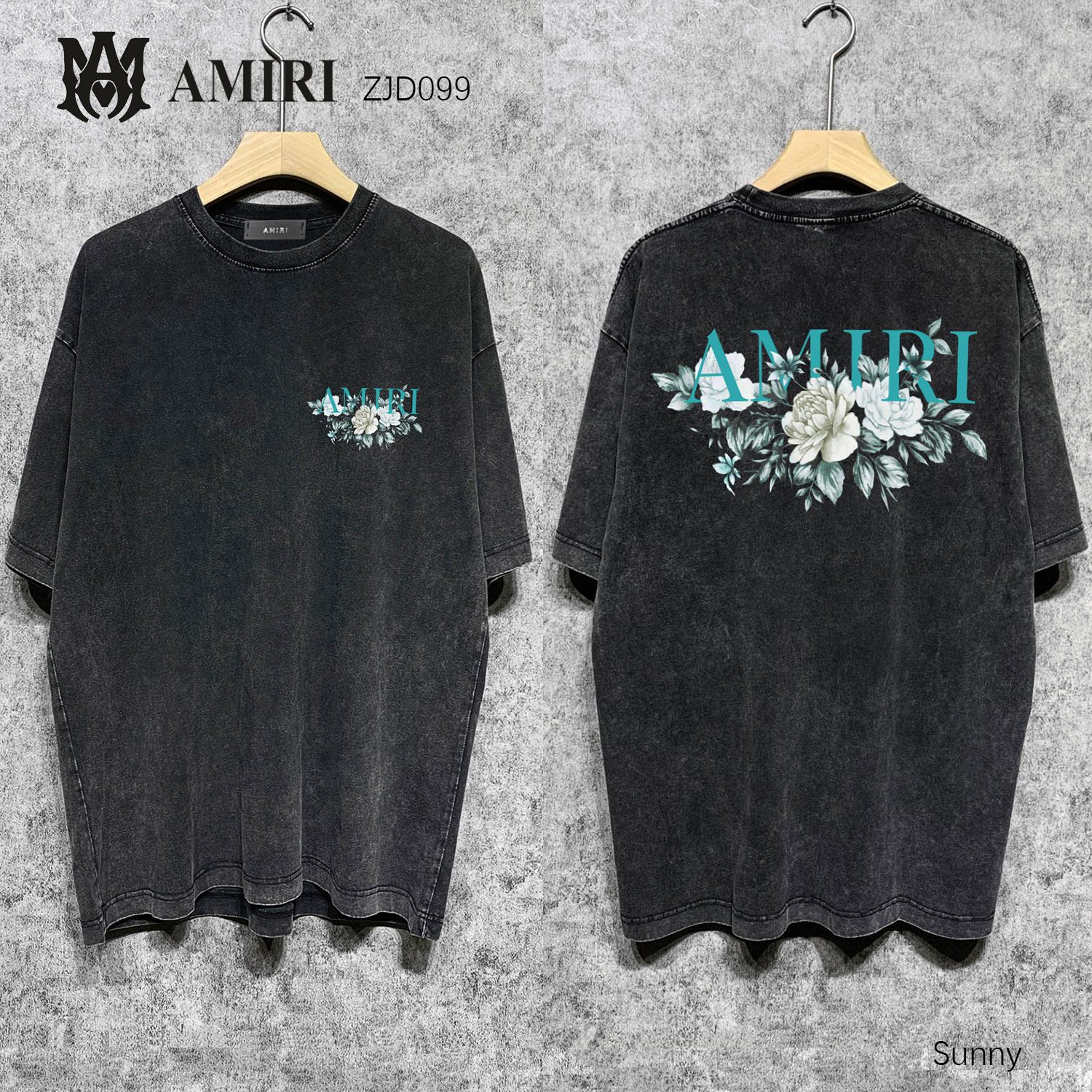 Amiri款式短袖上衣(SY)