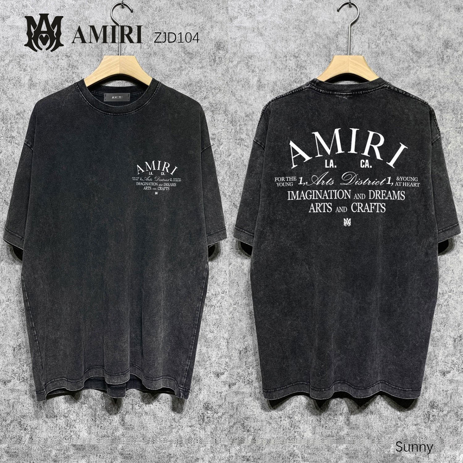 Amiri款式短袖上衣(SY)