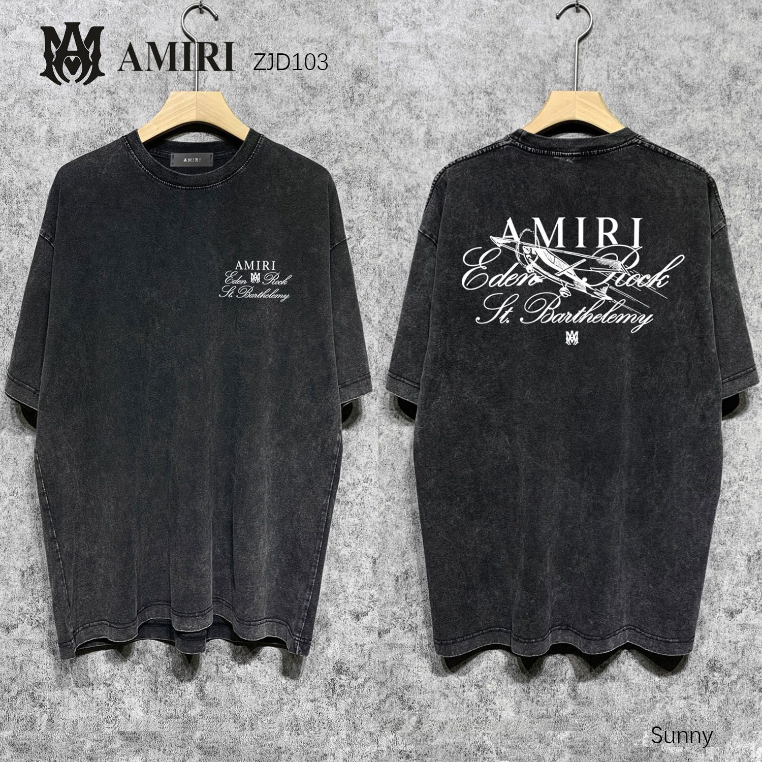 Amiri款式短袖上衣(SY)