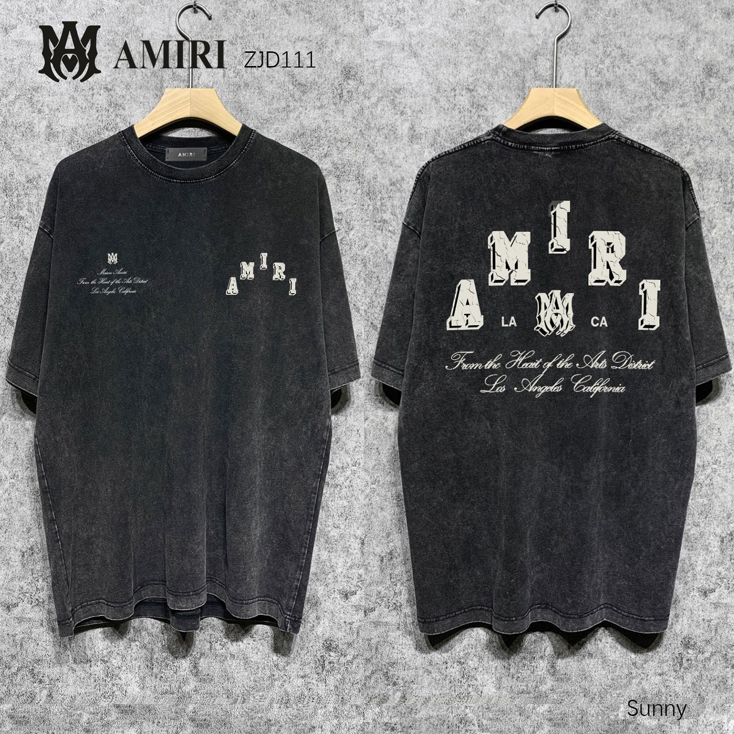 Amiri款式短袖上衣(SY)