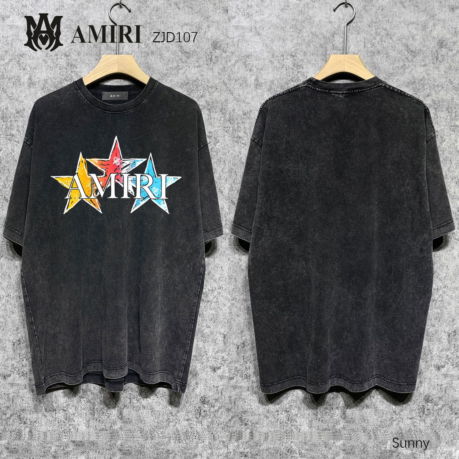 Amiri款式短袖上衣(SY)