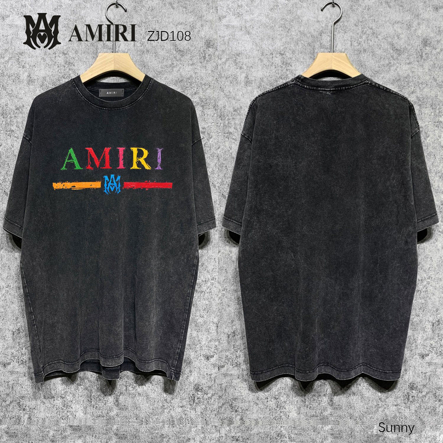 Amiri款式短袖上衣(SY)