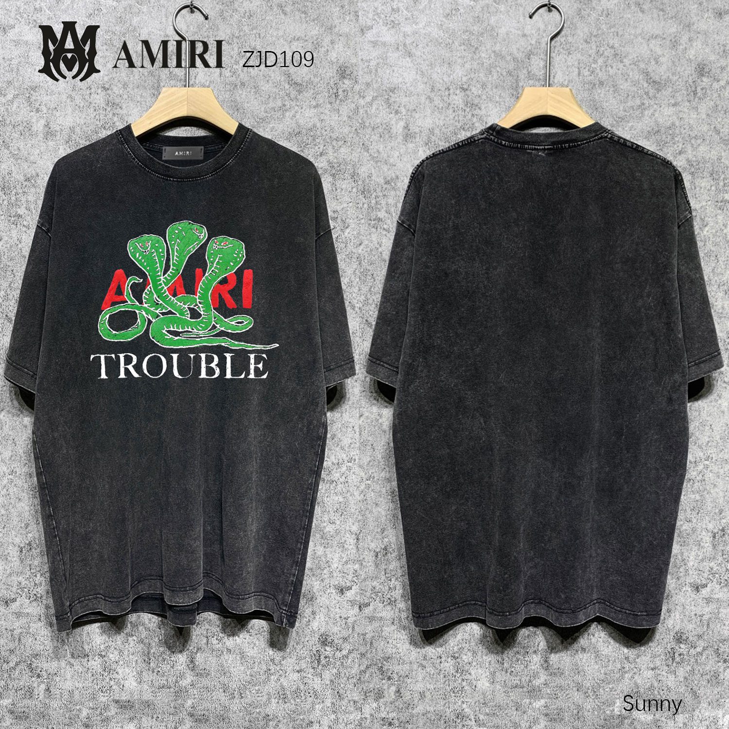 Amiri款式短袖上衣(SY)