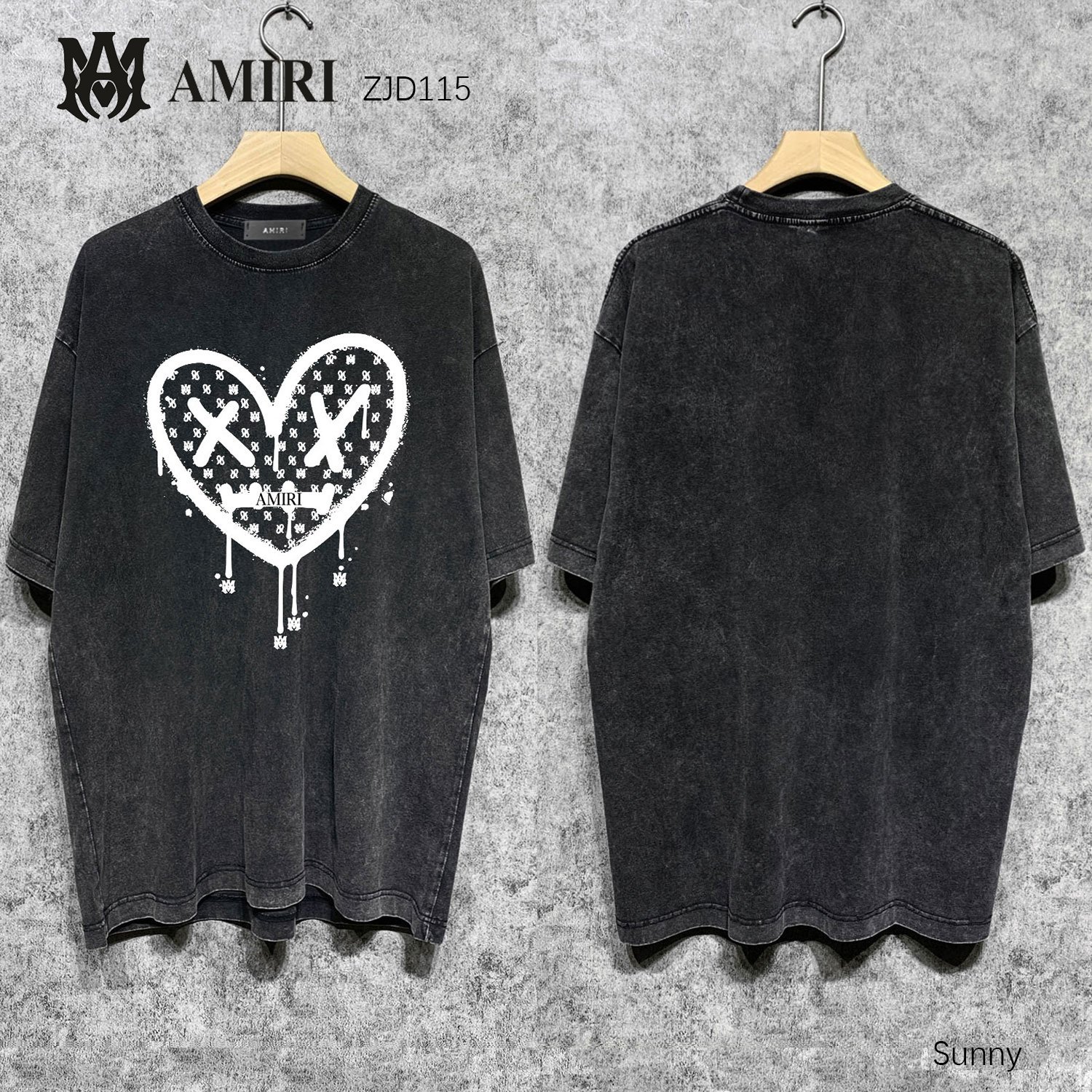 Amiri款式短袖上衣(SY)