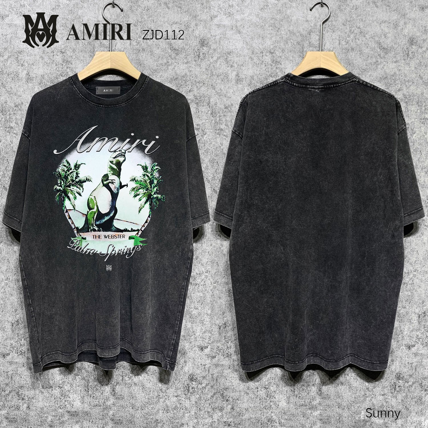 Amiri款式短袖上衣(SY)