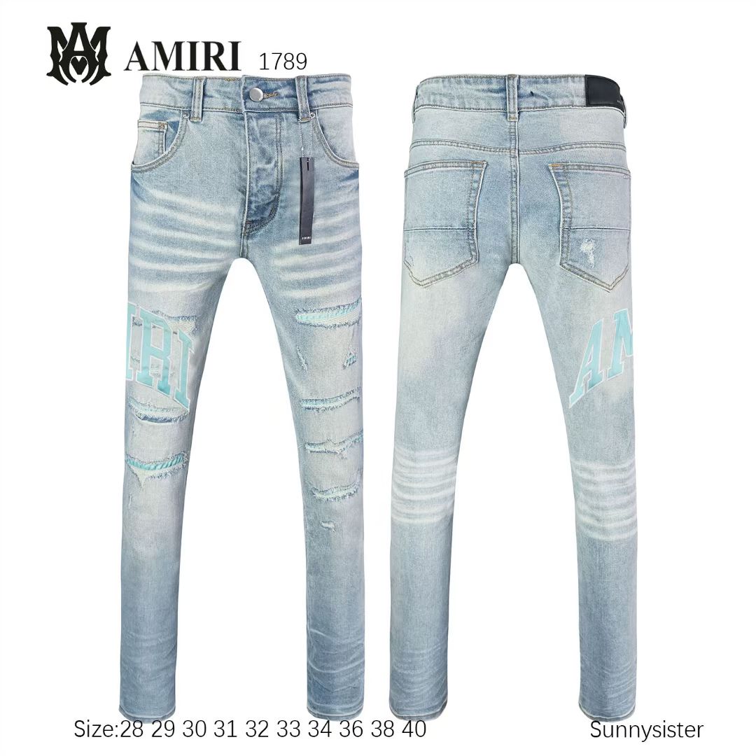 Amiri(高品質)牛仔長褲(SY)