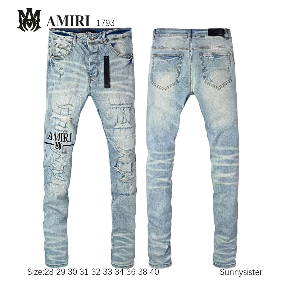 Amiri(高品質)牛仔長褲(SY)