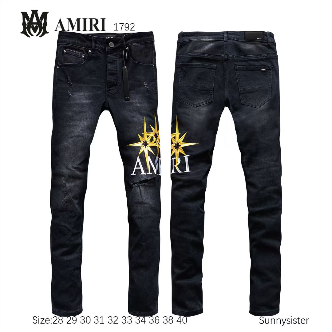 Amiri(高品質)牛仔長褲(SY)