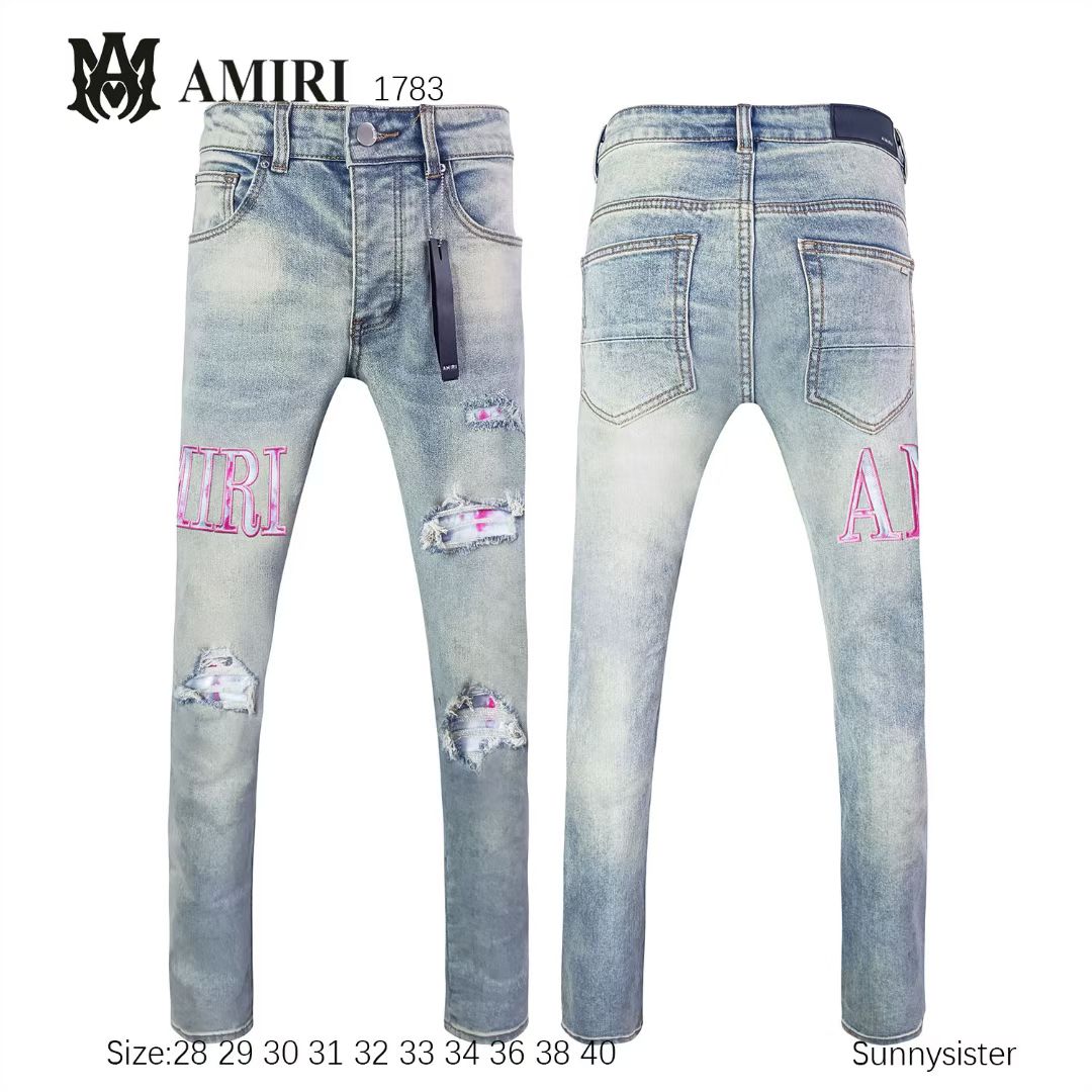 Amiri(高品質)牛仔長褲(SY)